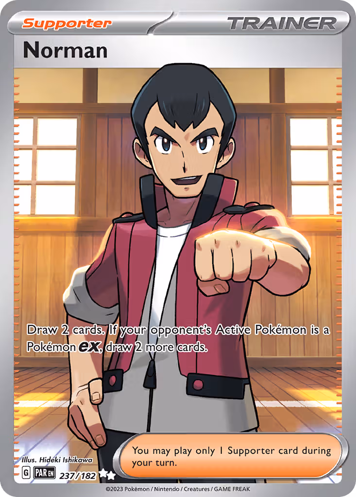 Norman 237/182 Pokemon card