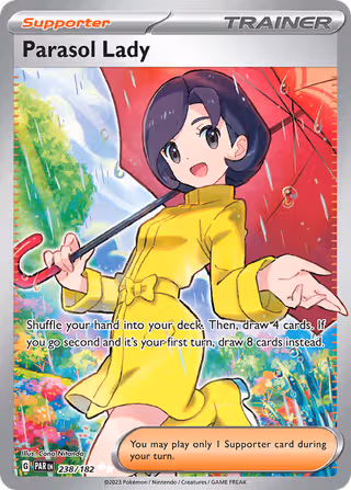 Parasol Lady 238/182 Pokemon card