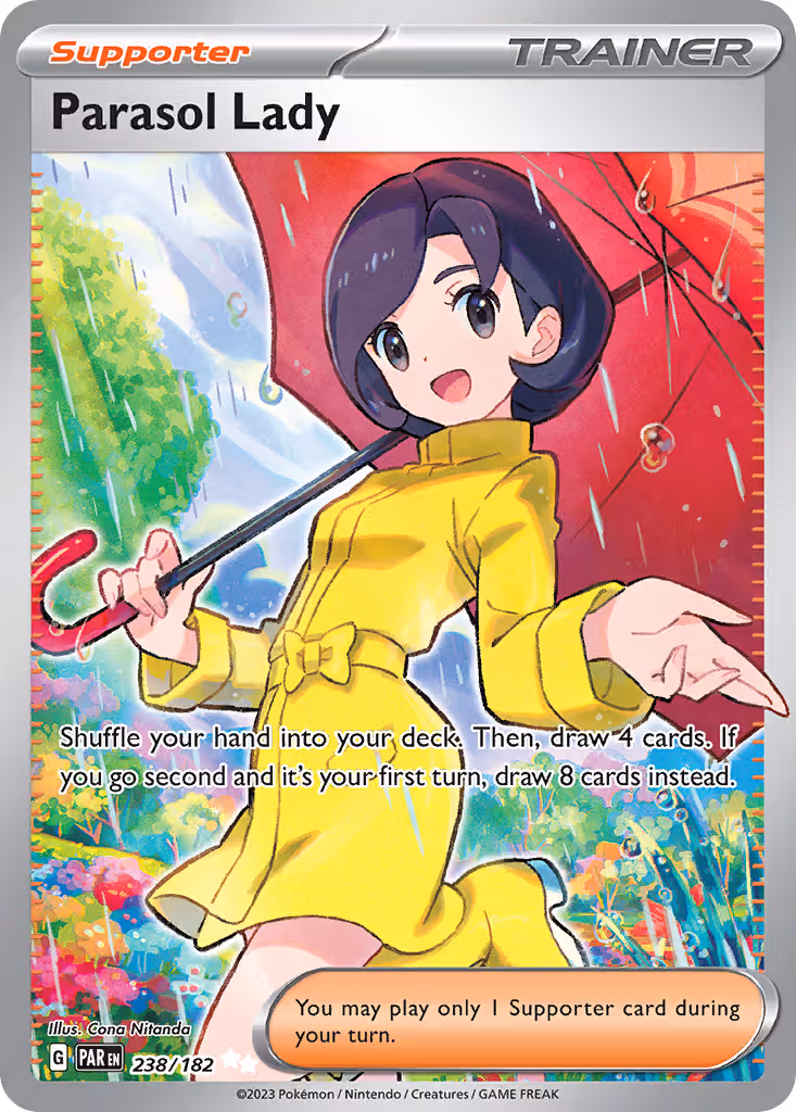 Parasol Lady 238/182 Pokemon card