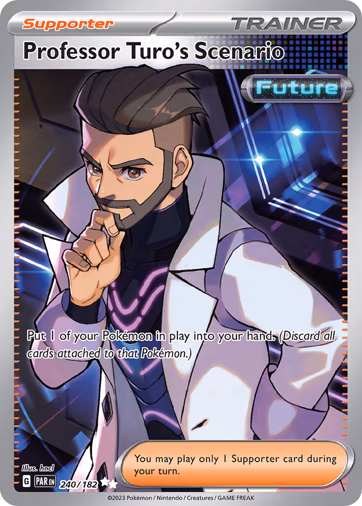 Professor Turo's Scenario 240/182 Pokemon card