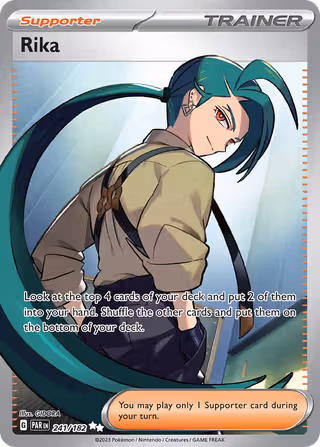 Rika 241/182 Pokemon card