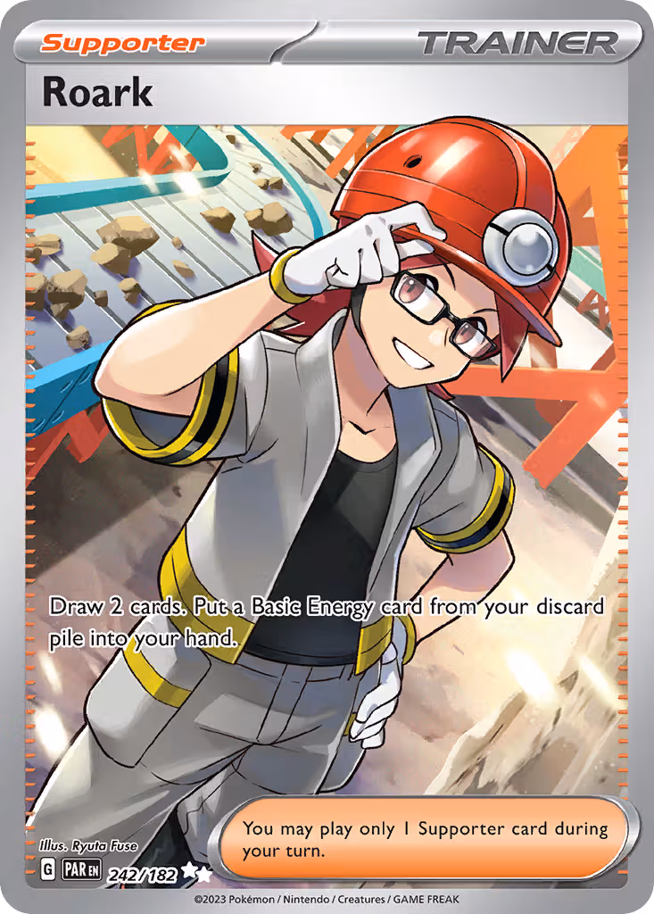 Roark 242/182 Pokemon card