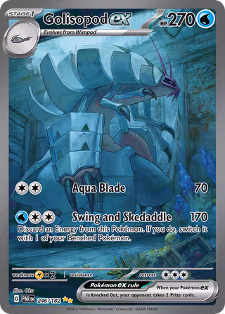Golisopod ex 246/182 Pokemon card