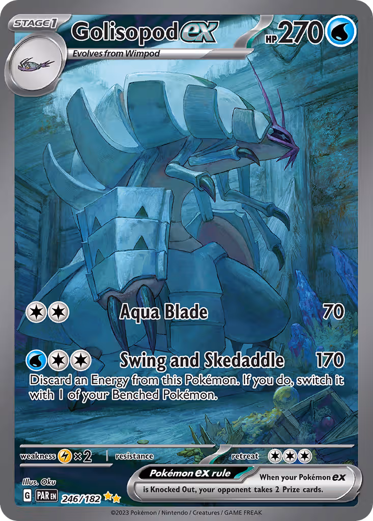 Golisopod ex 246/182 Pokemon card