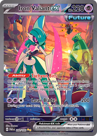 Iron Valiant ex 249/182 Pokemon card