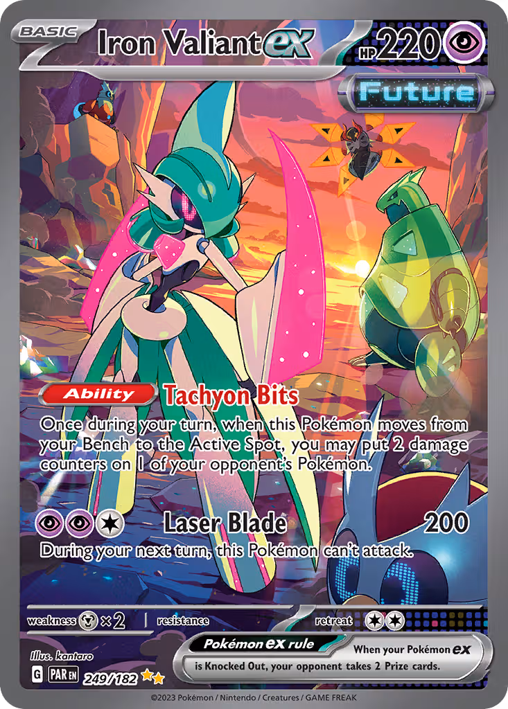 Iron Valiant ex 249/182 Pokemon card