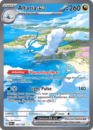 Altaria ex 253/182 Pokemon card