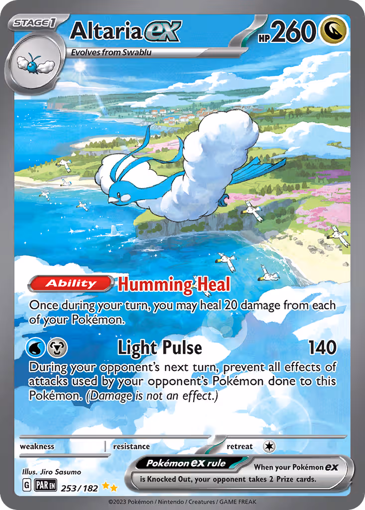 Altaria ex 253/182 Pokemon card