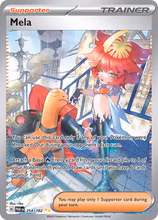Mela 254/182 Pokemon card