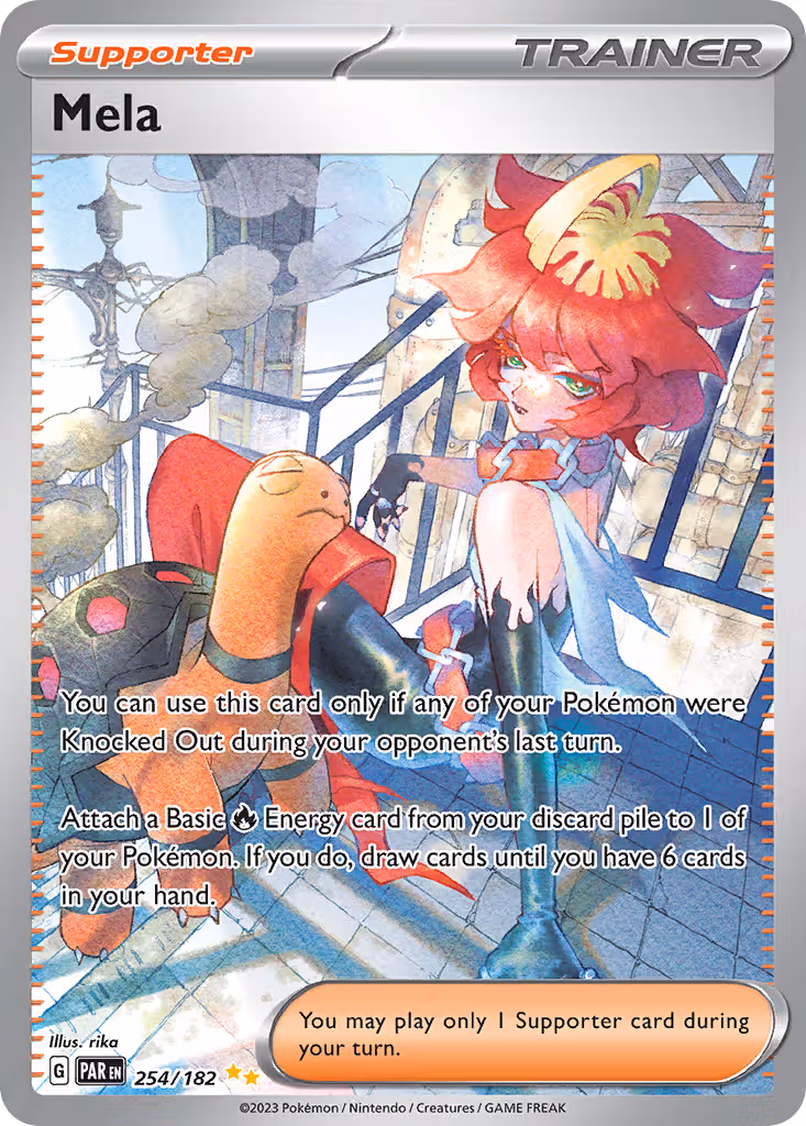 Mela 254/182 Pokemon card