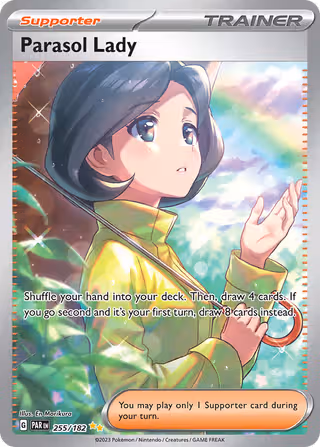 Parasol Lady 255/182 Pokemon card