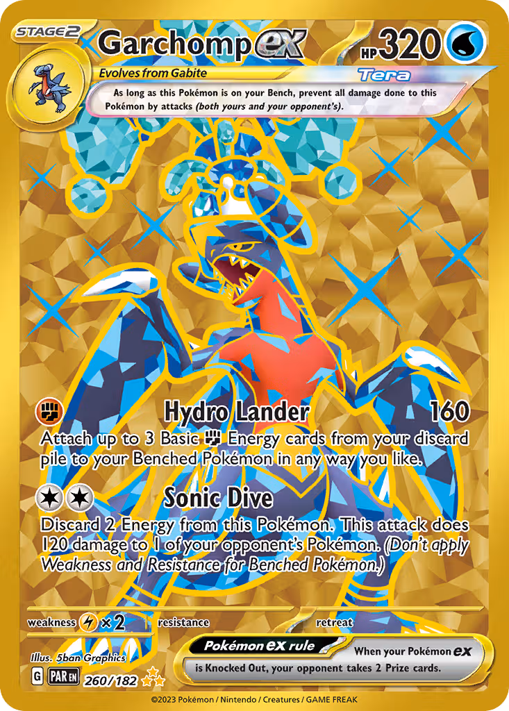 Garchomp ex 260/182 Pokemon card