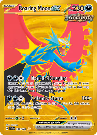 Roaring Moon ex 262/182 Pokemon card