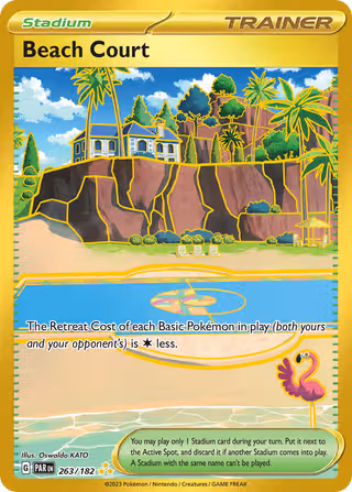 Beach Court 263/182 Pokemon card
