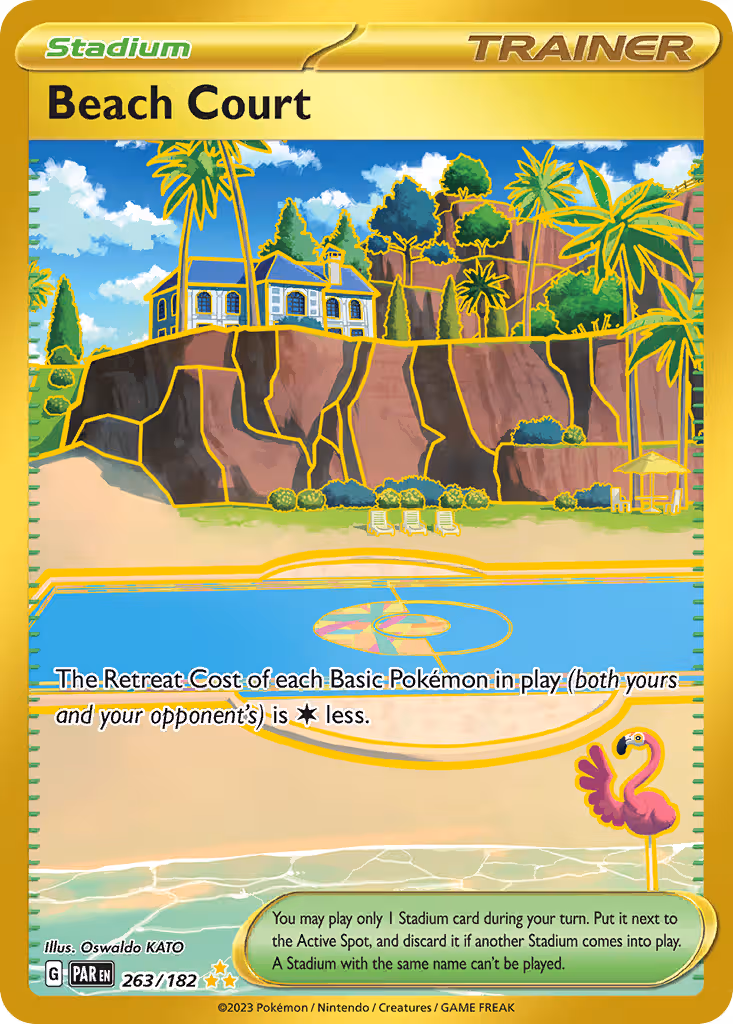 Beach Court 263/182 Pokemon card