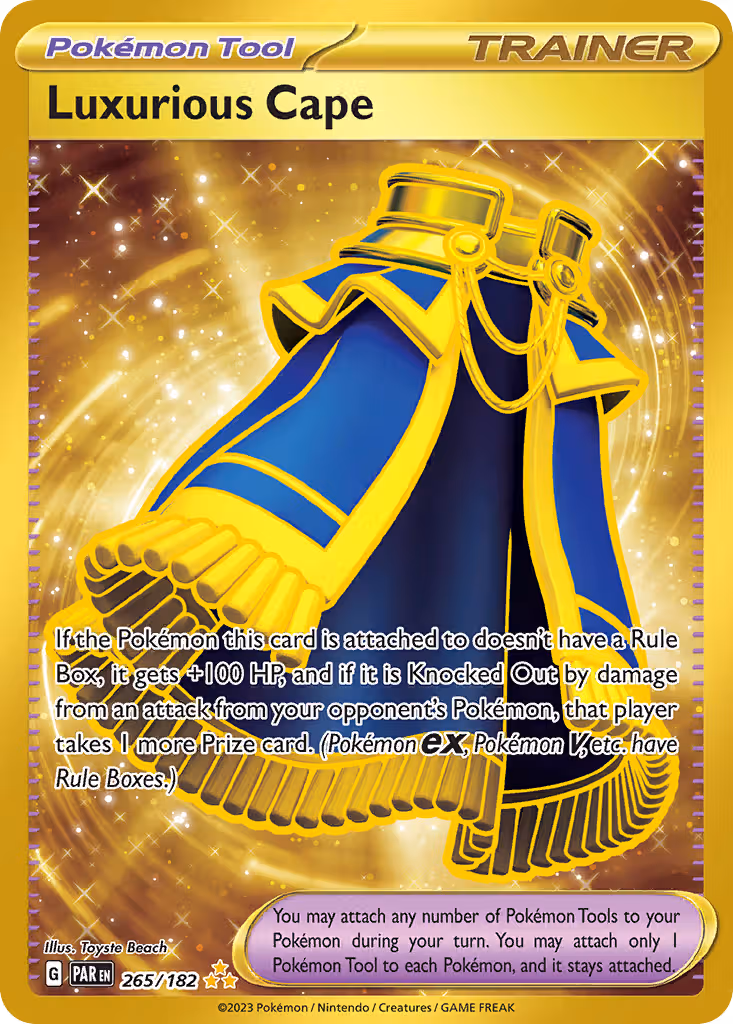 Luxurious Cape 265/182 Pokemon card