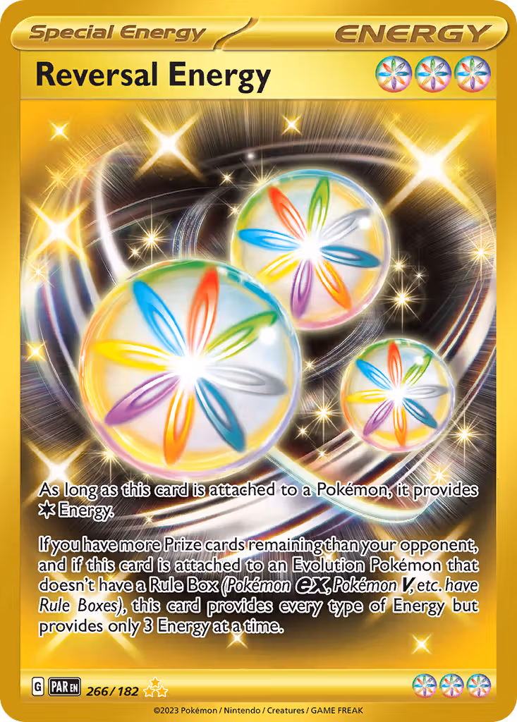Reversal Energy 266/182 Pokemon card