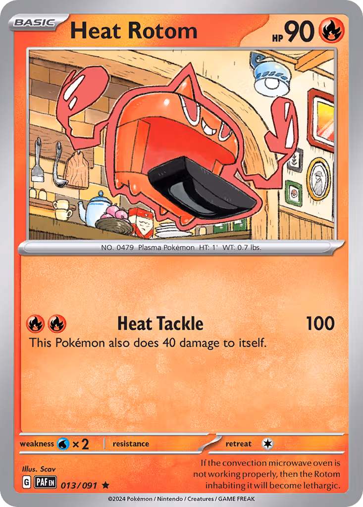 Heat Rotom 13/91 Pokemon card