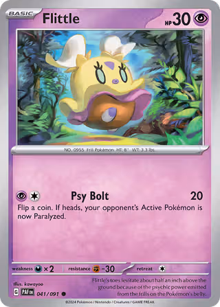 Flittle 41/91 Pokemon card