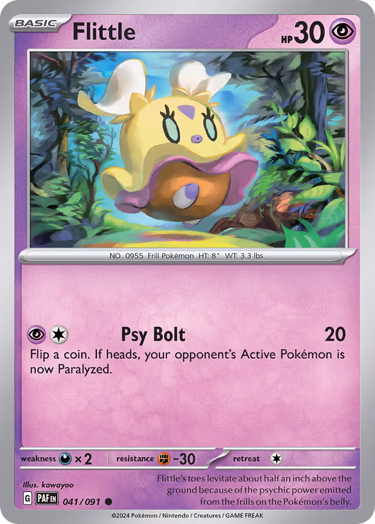 Flittle 41/91 Pokemon card
