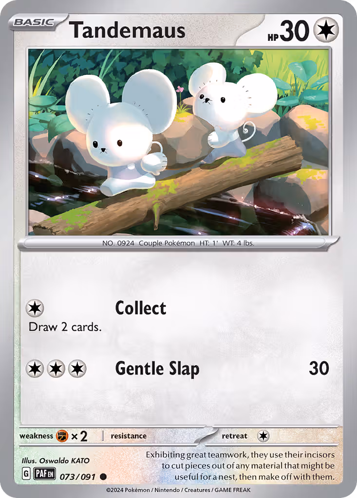Tandemaus 73/91 Pokemon card