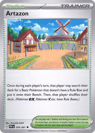 Artazon 76/91 Pokemon card