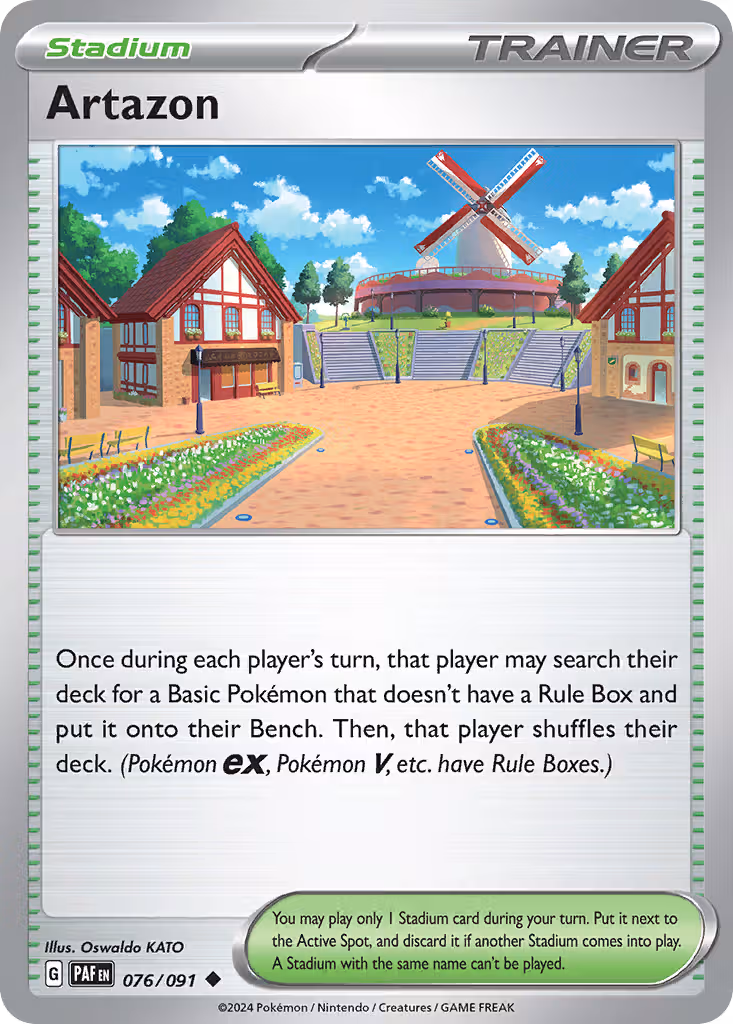 Artazon 76/91 Pokemon card
