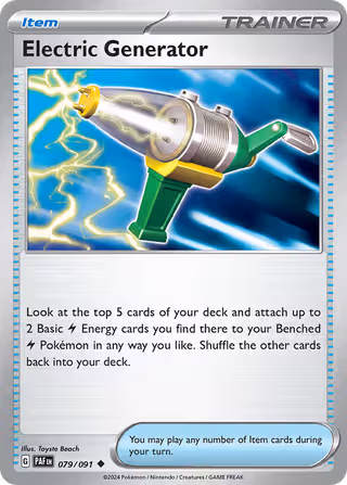 Electric Generator 79/91 Pokemon card
