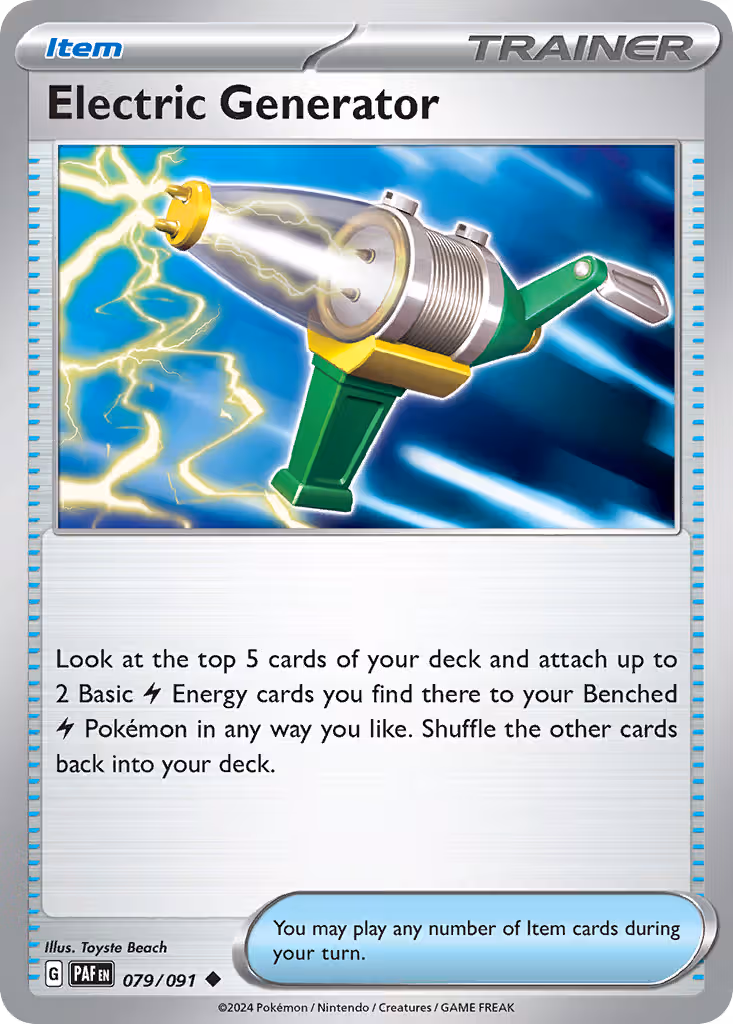 Electric Generator 79/91 Pokemon card