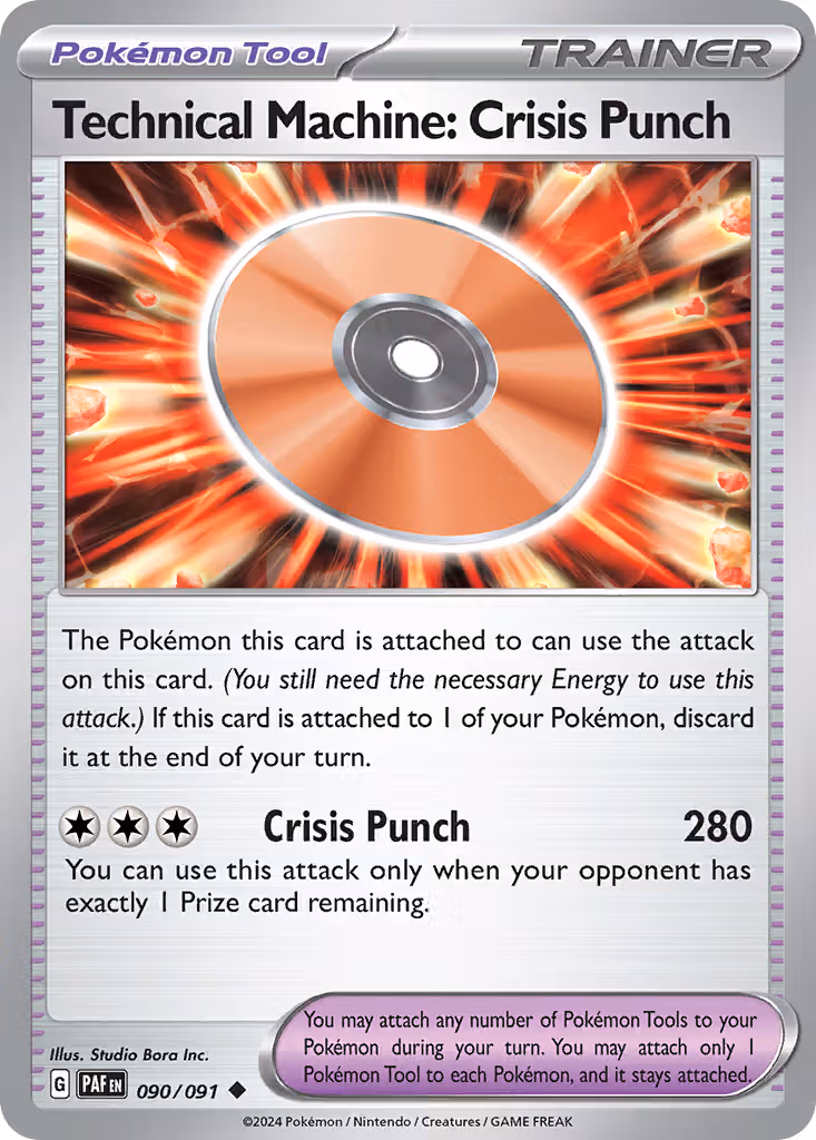 Technical Machine: Crisis Punch 90/91 Pokemon card
