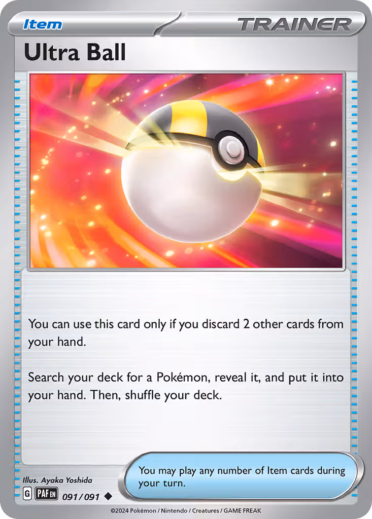Ultra Ball 91/91 Pokemon card