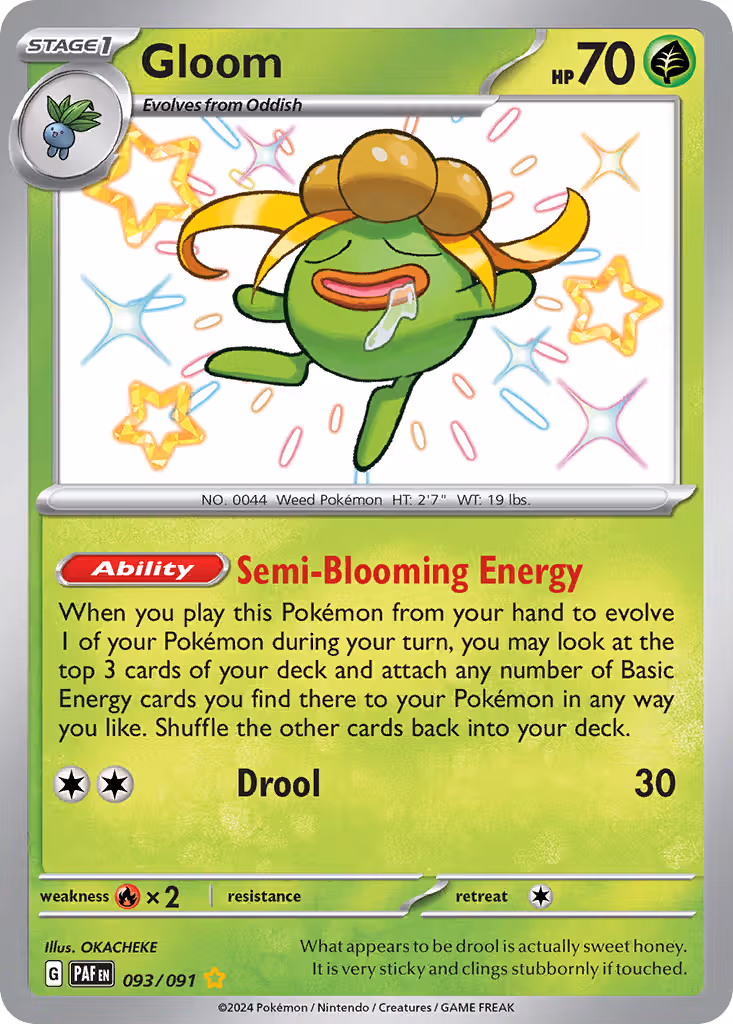 Gloom 93/91 Pokemon card