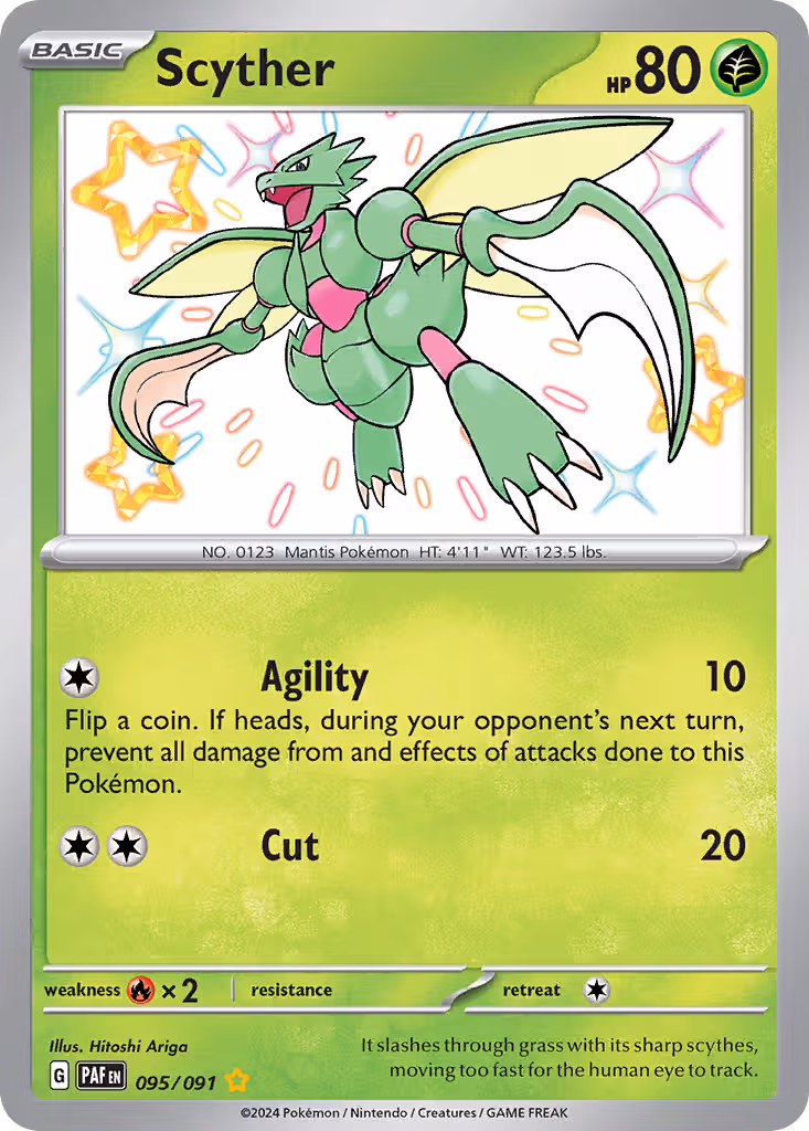 Scyther 95/91 Pokemon card