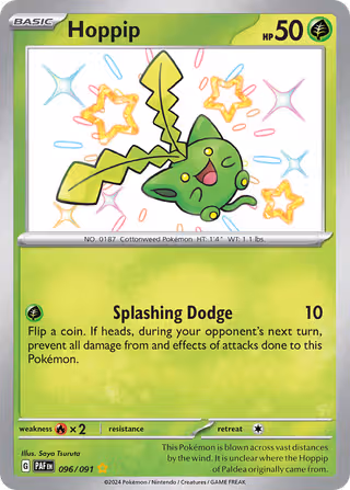 Hoppip 96/91 Pokemon card