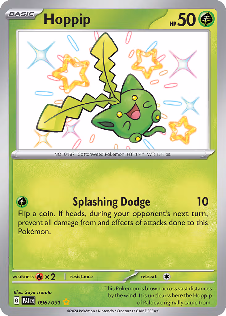 Hoppip 96/91 Pokemon card