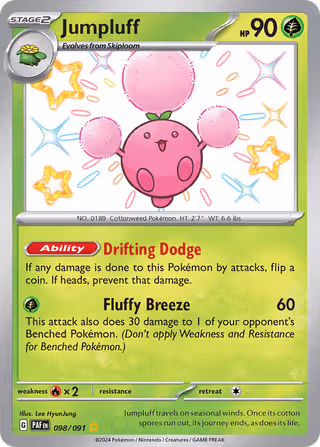 Jumpluff 98/91 Pokemon card