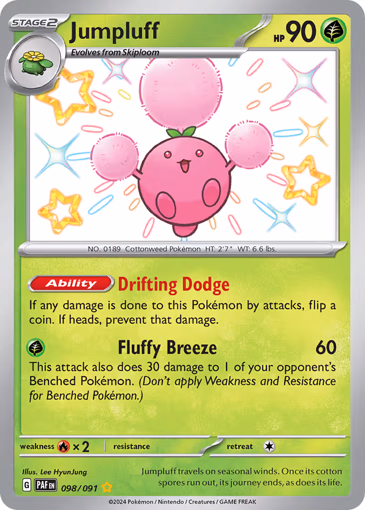 Jumpluff 98/91 Pokemon card