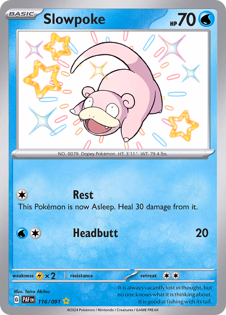 Slowpoke 116/91 Pokemon card