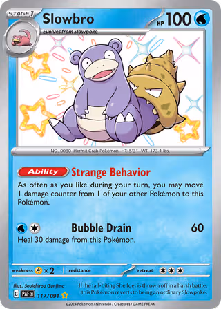 Slowbro 117/91 Pokemon card