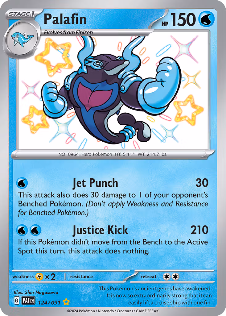 Palafin 124/91 Pokemon card
