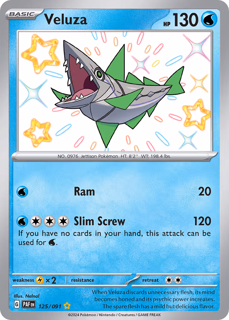 Veluza 125/91 Pokemon card