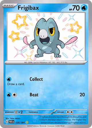 Frigibax 128/91 Pokemon card