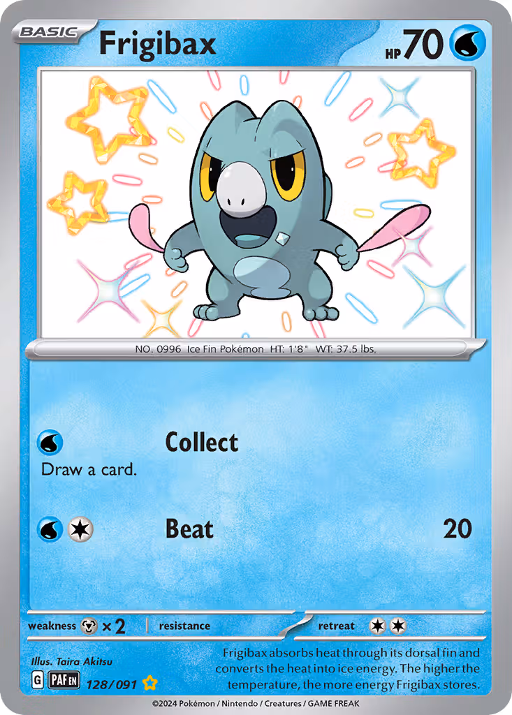 Frigibax 128/91 Pokemon card