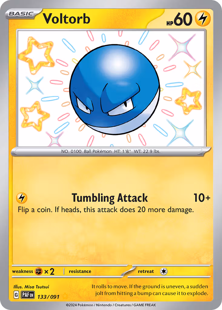 Voltorb 133/91 Pokemon card