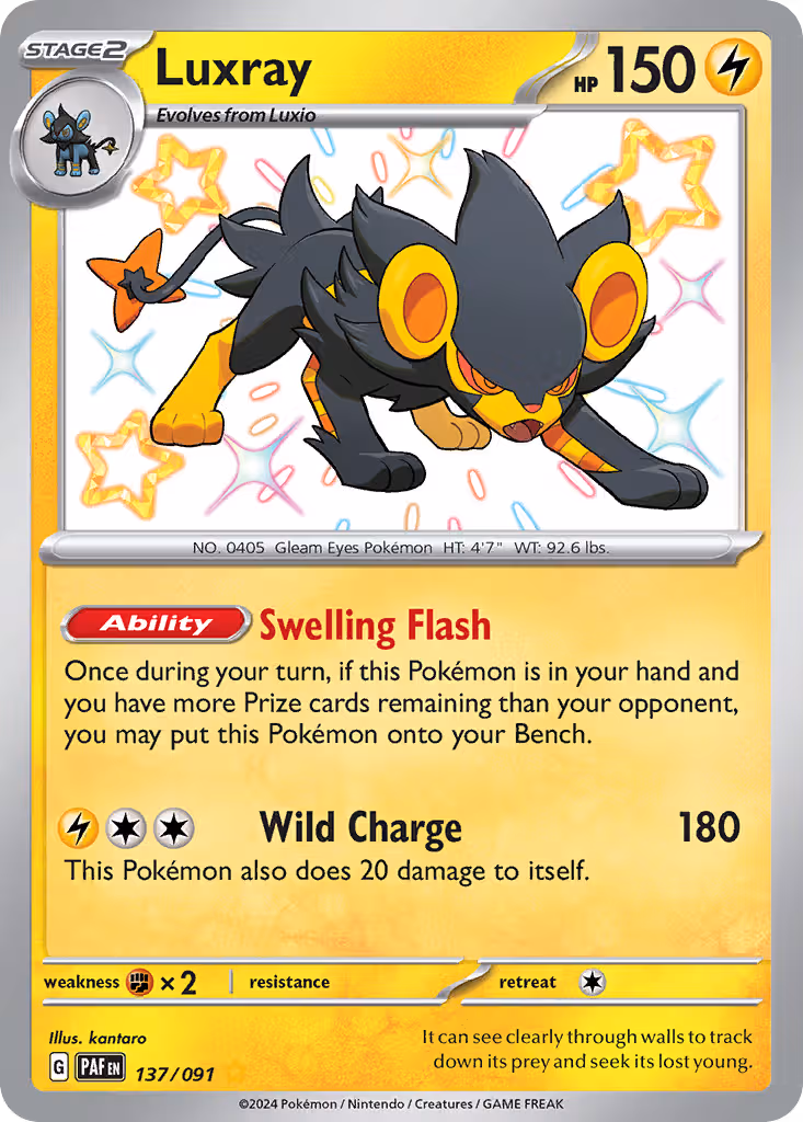Luxray 137/91 Pokemon card