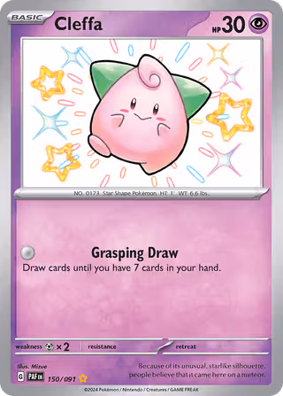 Cleffa 150/91 Pokemon card