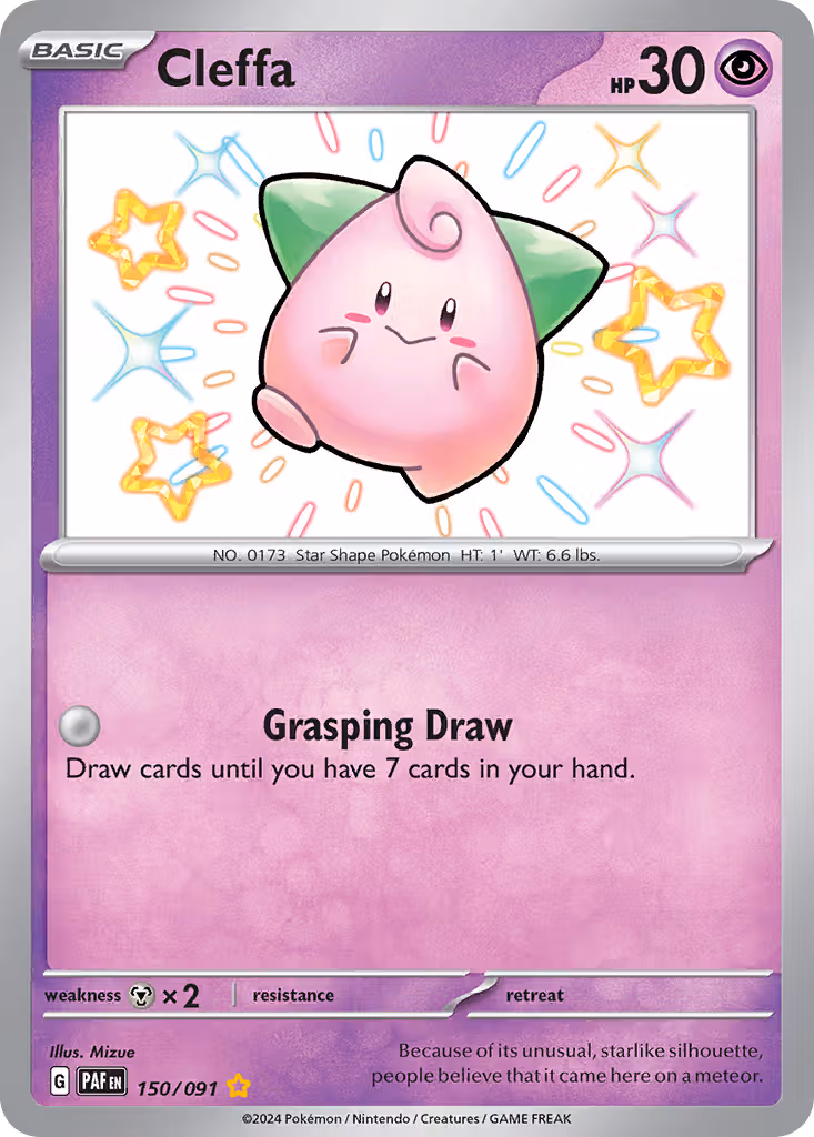 Cleffa 150/91 Pokemon card