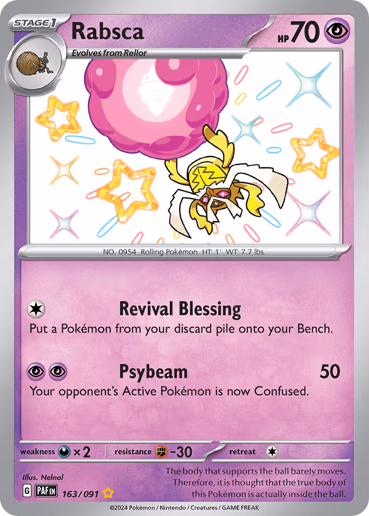 Rabsca 163/91 Pokemon card