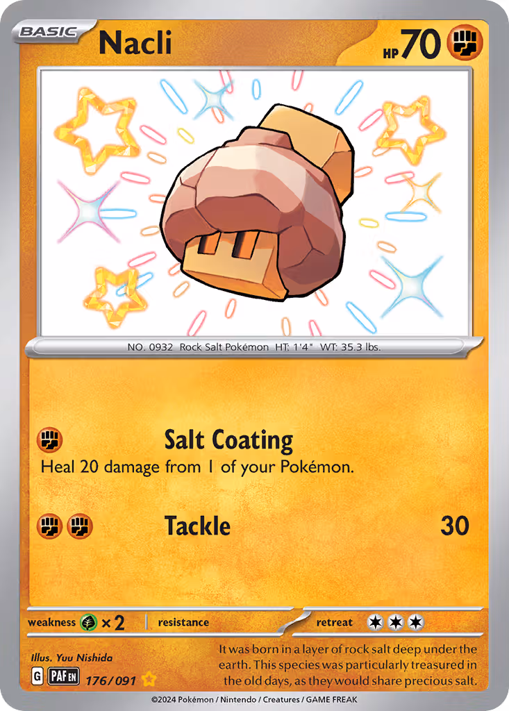 Nacli 176/91 Pokemon card