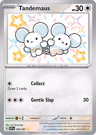 Tandemaus 209/91 Pokemon card
